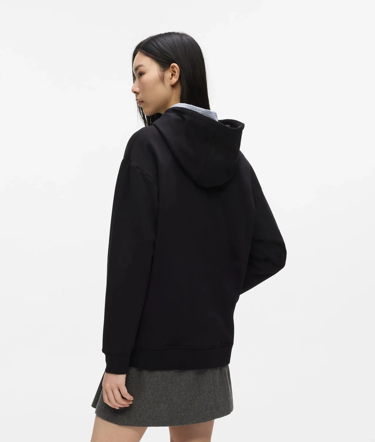 Karl Lagerfeld Ikon Choupette Sketch Hoodie Damen oversized