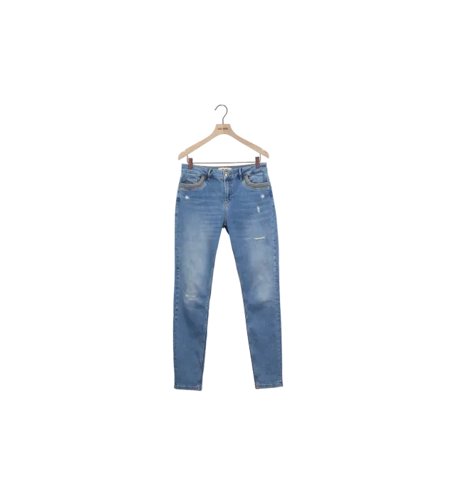 Mos Mosh MMBradford Mercury Jeans hellblau 29 tapered