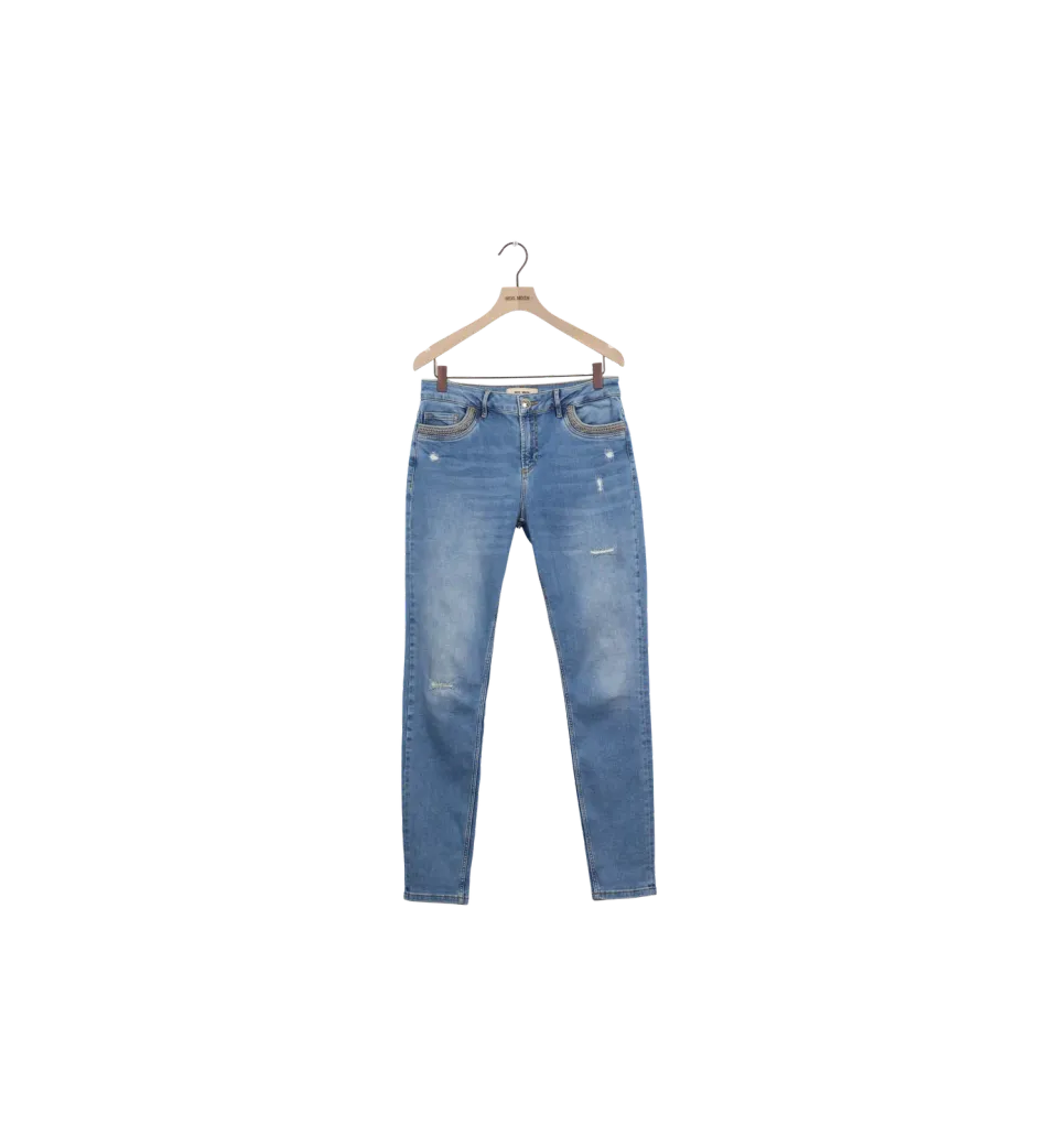 Mos Mosh MMBradford Mercury Jeans hellblau 29 tapered