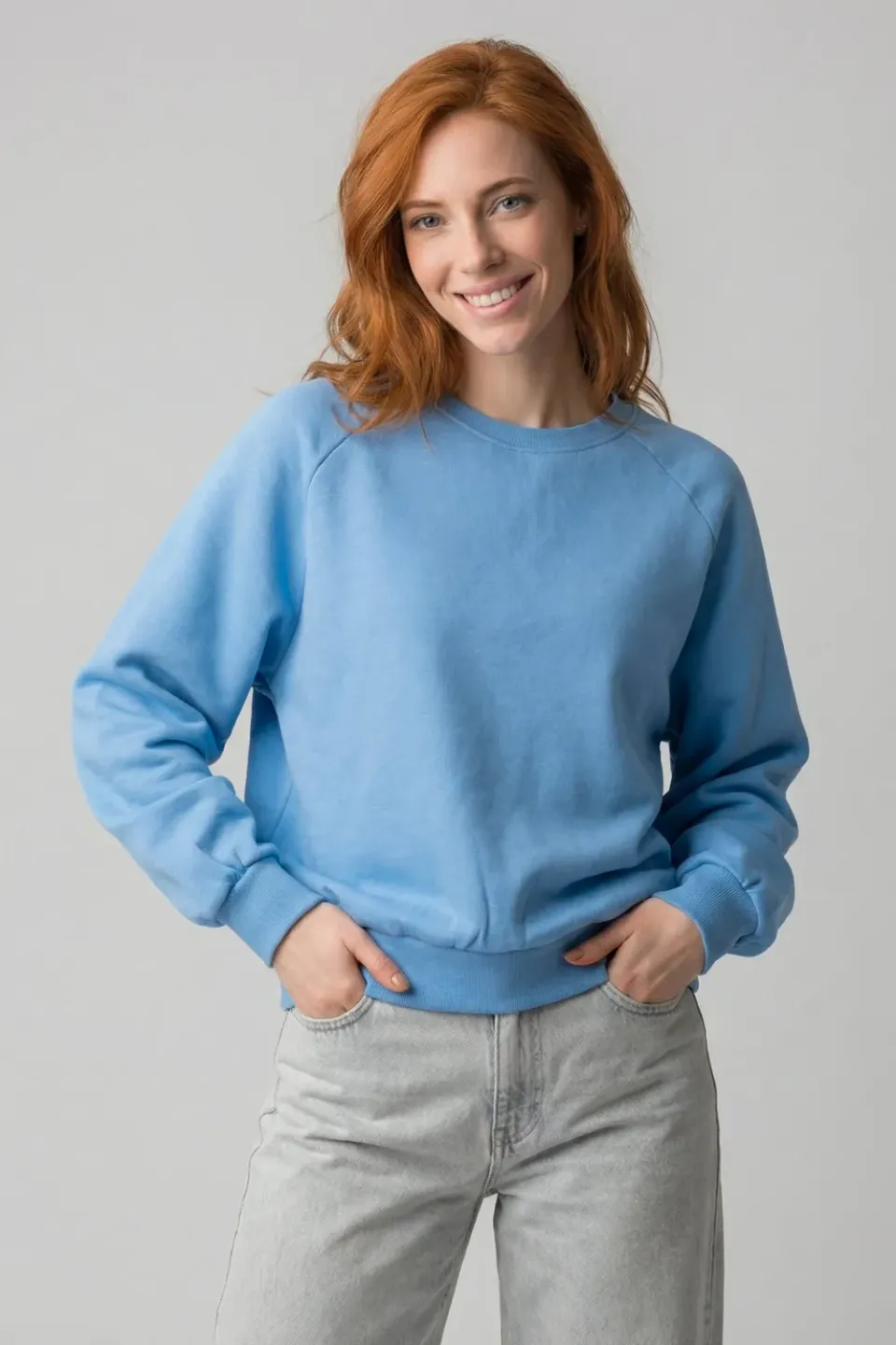 Alife & Kickin ThyraAK A Sweatshirt blau Oversize Damen