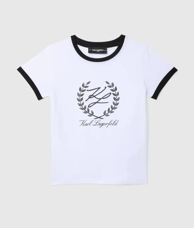 Karl Lagerfeld Autograph T-Shirt Mädchen Baumwolle