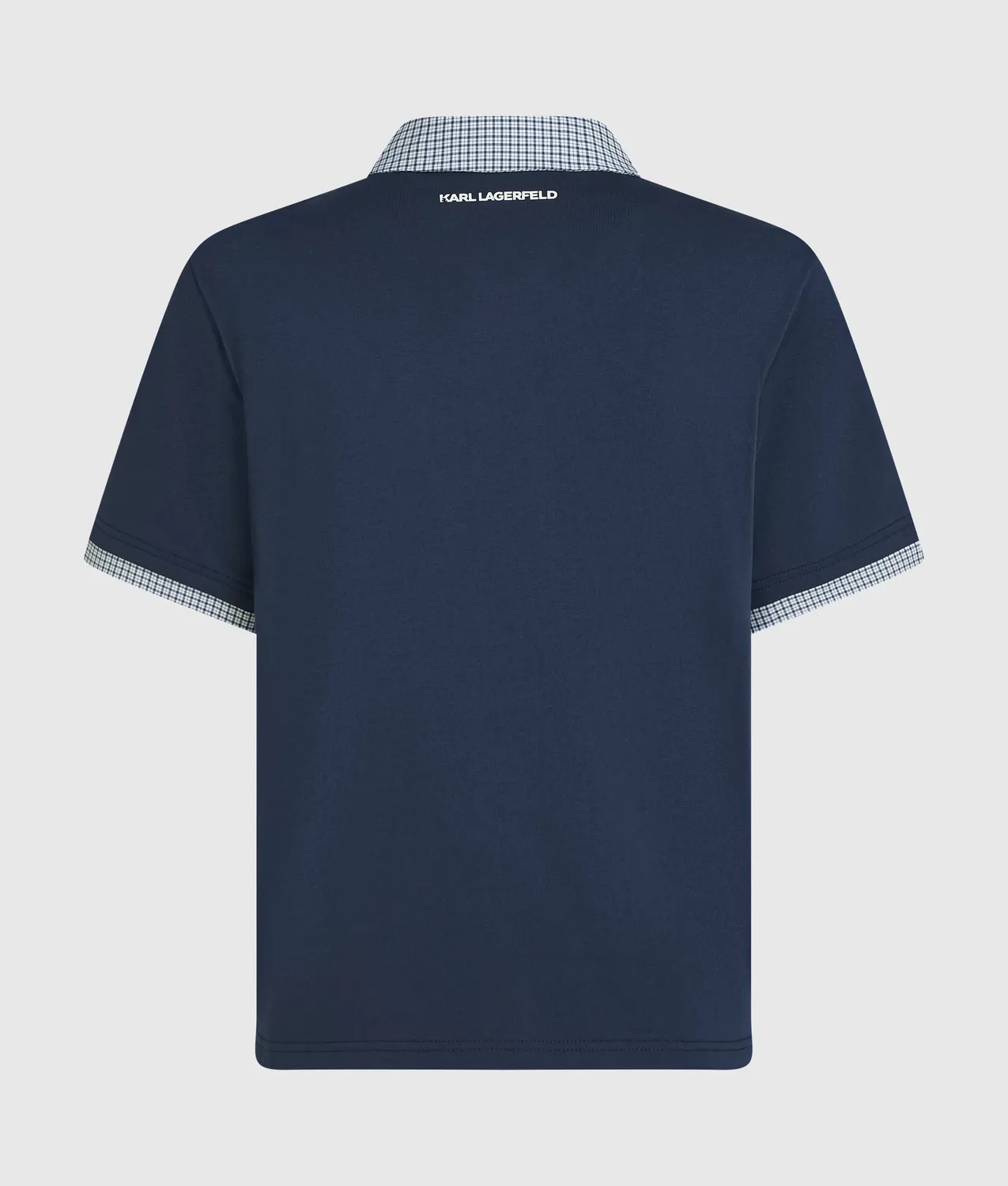 Karl Lagerfeld Ikon Check Polo Poloshirt Pique