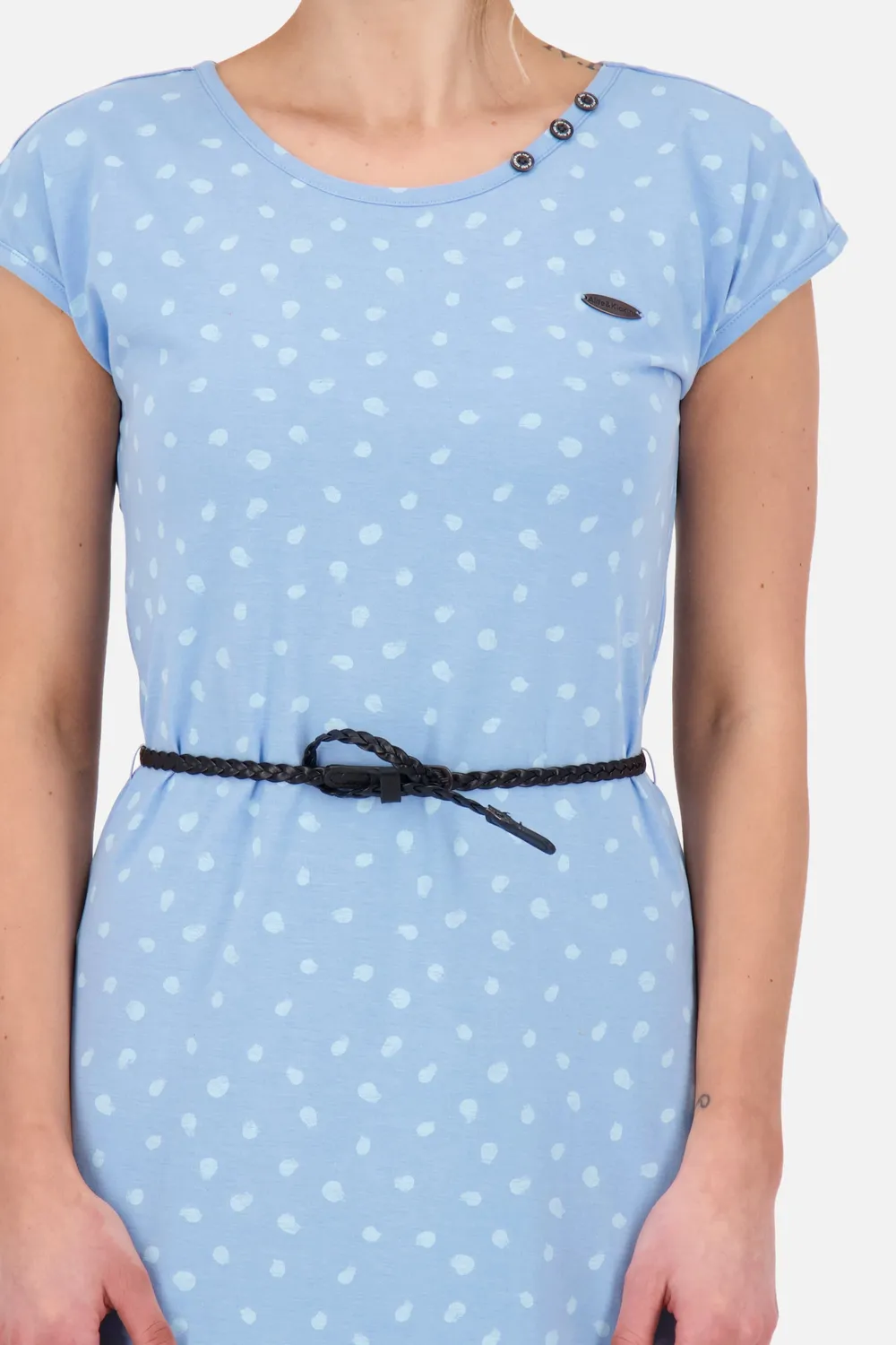 Alife & Kickin MelliAK B Kleid Hellblau Jersey Sommerkleid