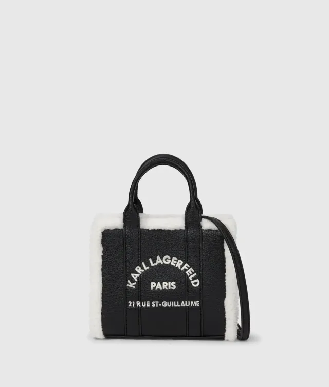 Karl Lagerfeld Rue St-Guillaume Mini Tote Tasche Teddy One Size