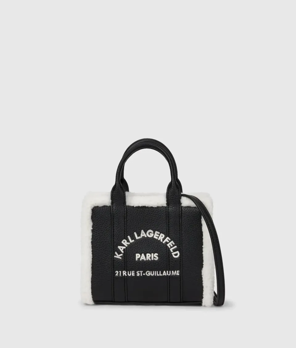Karl Lagerfeld Rue St-Guillaume Mini Tote Tasche Teddy One Size