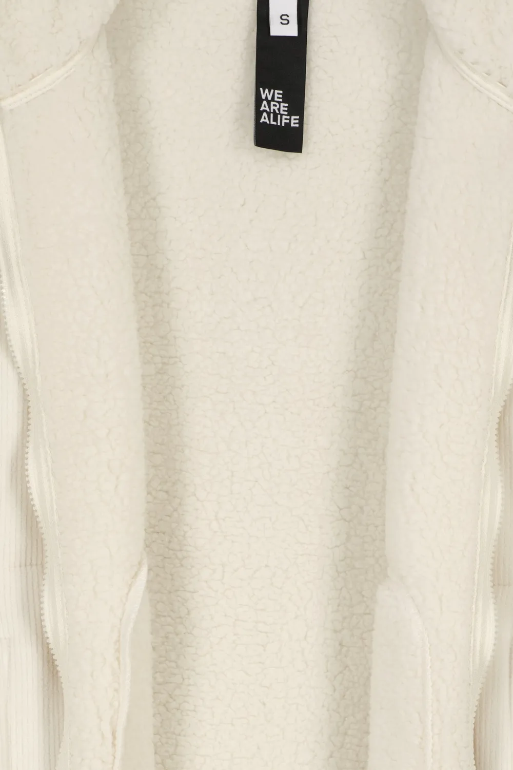 Alife & Kickin EstherAK T Weste Off White Teddy Damen