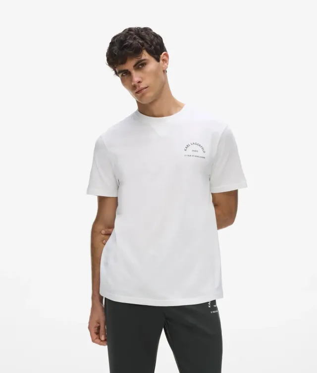 Karl Lagerfeld Rue St-Guillaume T-Shirt Bio-Baumwolle