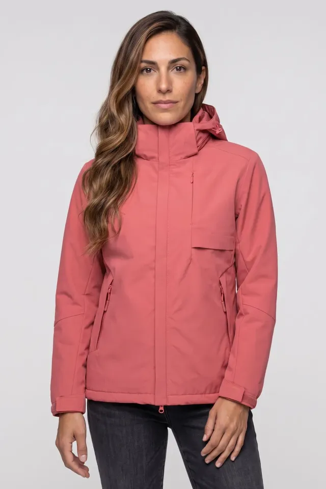 Alife & Kickin ThoraAK A Jacke peanut red wattiert