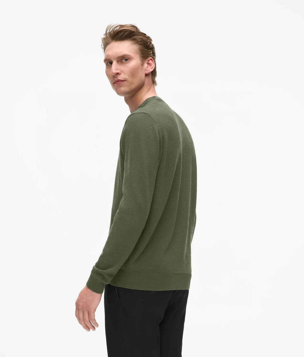 Karl Lagerfeld Wollpullover Rundhals Unisex S-3XL Wolle