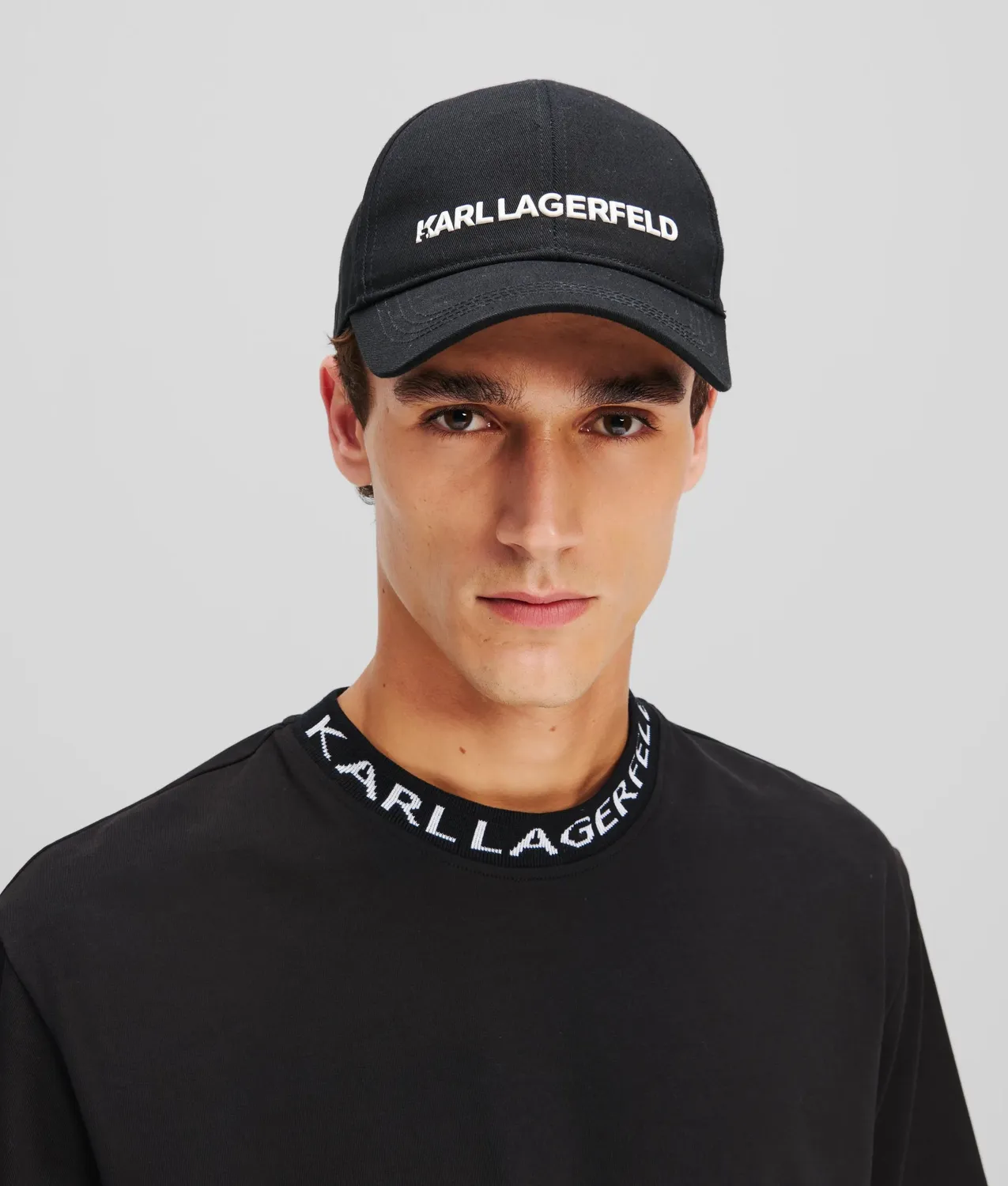 Karl Lagerfeld K/Essential Cap Logo verstellbar schwarz