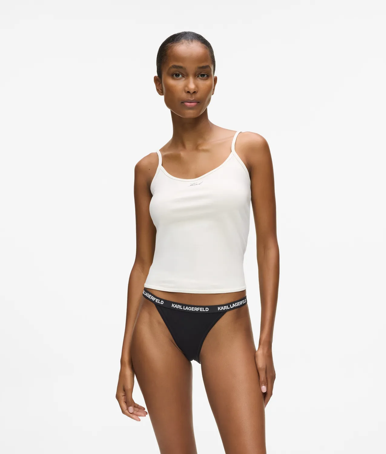 Karl Lagerfeld Logo Brazilian Slip 3er-Pack Baumwolle